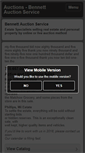 Mobile Screenshot of bennettauctionservice.com